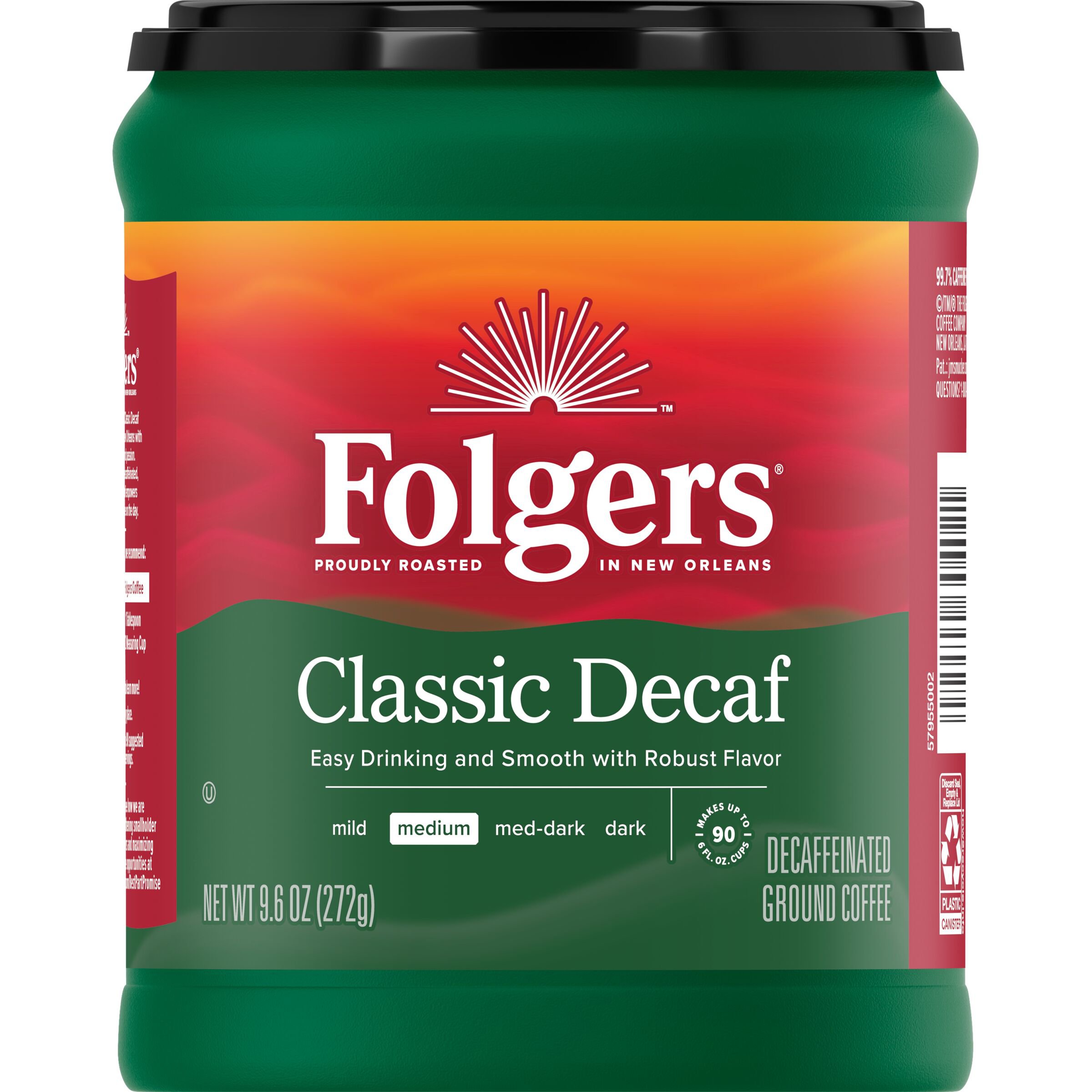 Folgers Classic Decaf Medium Roast Ground Coffee - Shop ...