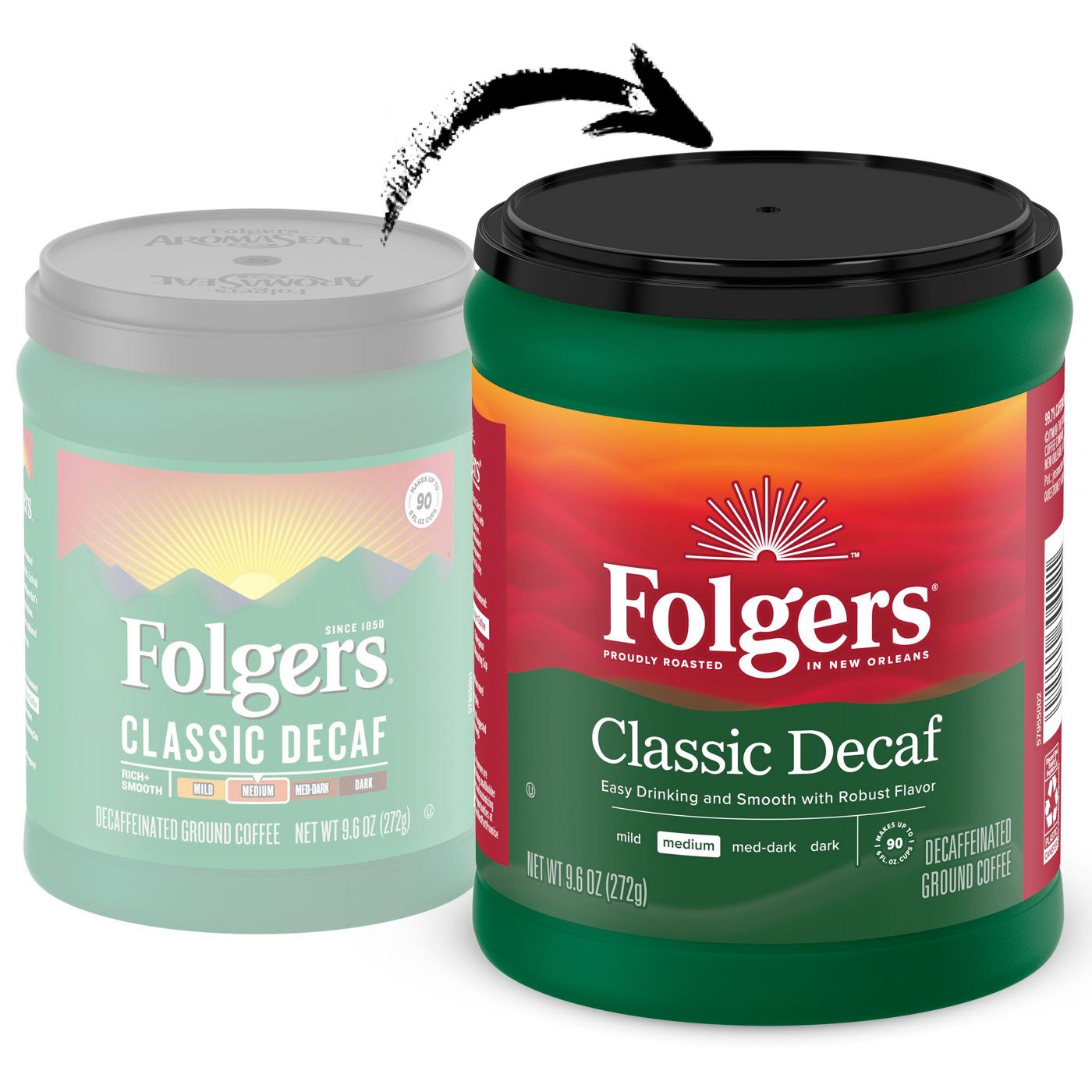 Folgers Classic Decaf Medium Roast Ground Coffee; image 7 of 7