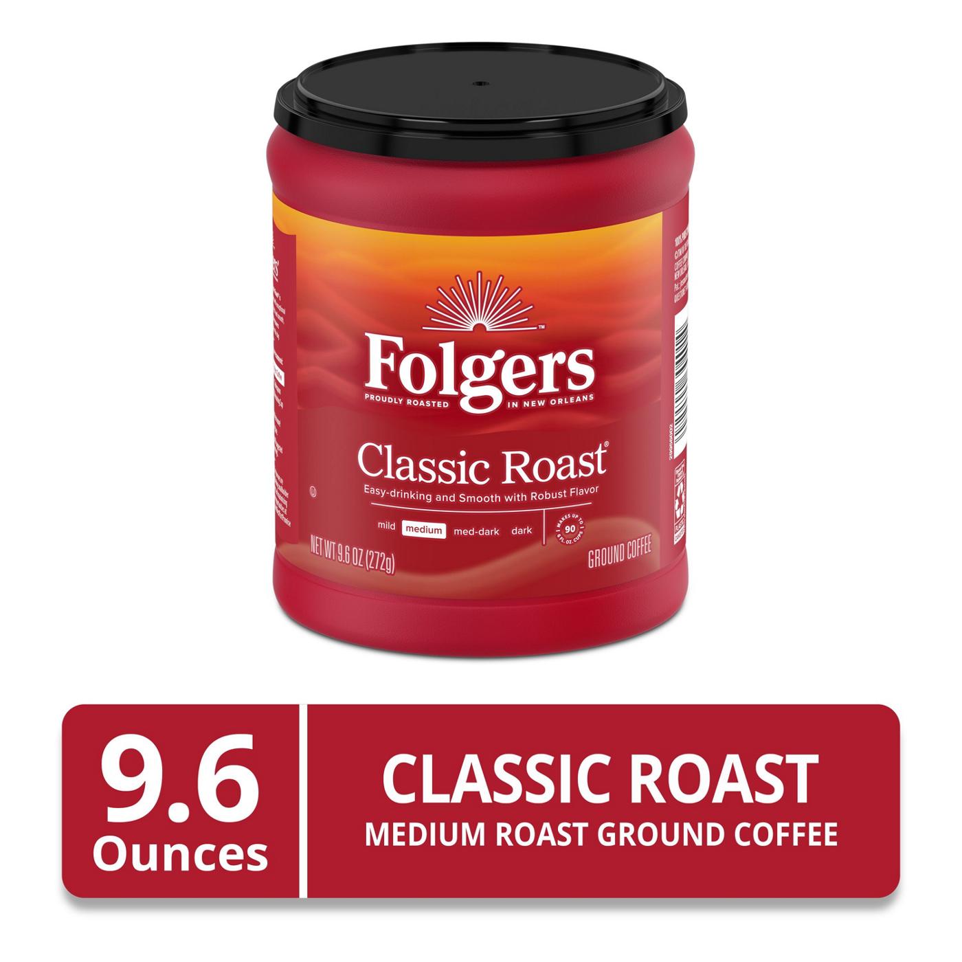 Folgers Classic Roast Medium Roast Ground Coffee; image 2 of 7