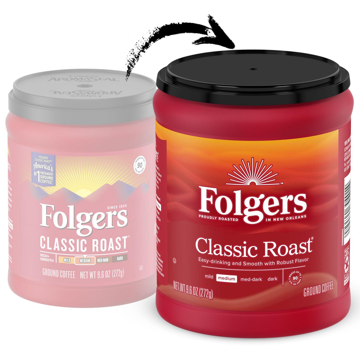 Folgers Classic Roast Medium Roast Ground Coffee; image 4 of 7