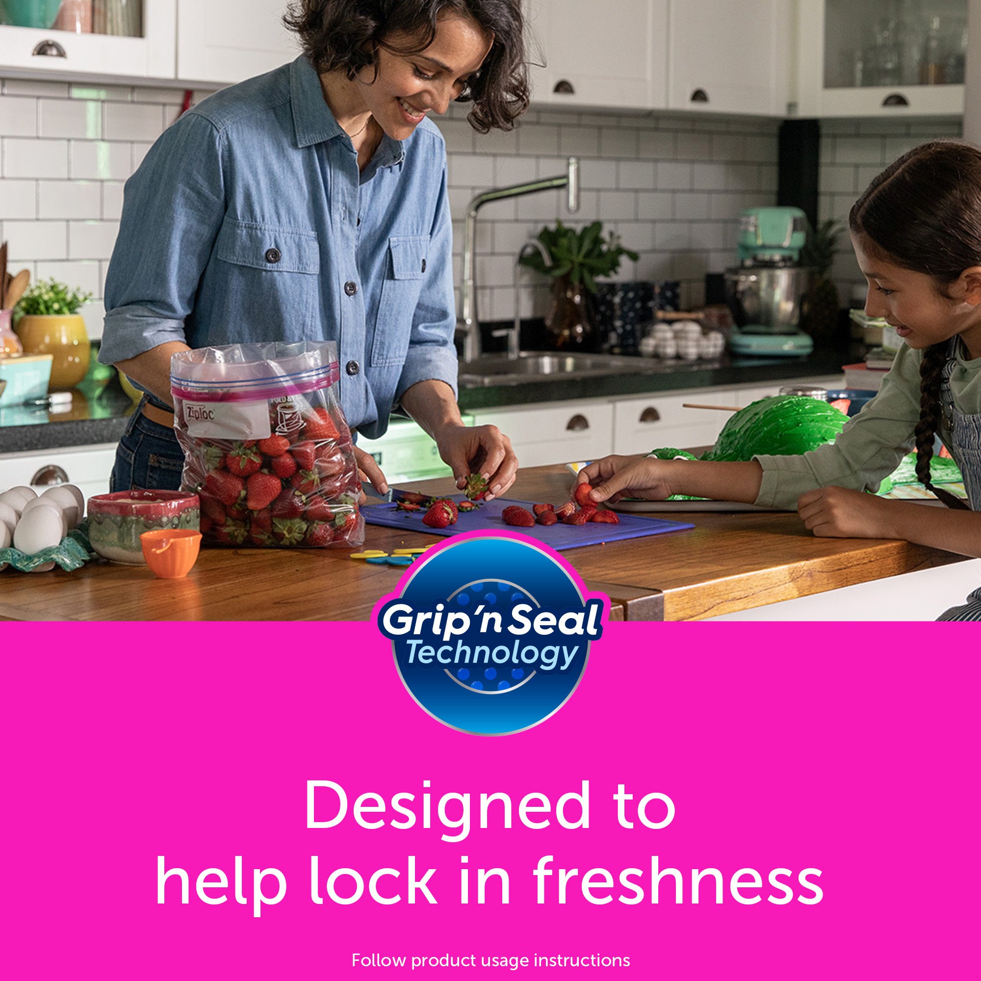 Ziploc Gallon Storage Bags Stay Open Design Shop Storage bags at