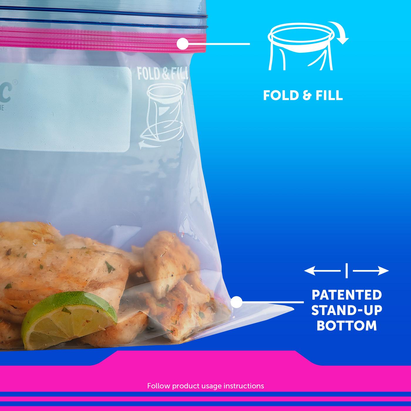Ziploc Gallon Storage Bags, Stay Open Design; image 15 of 19
