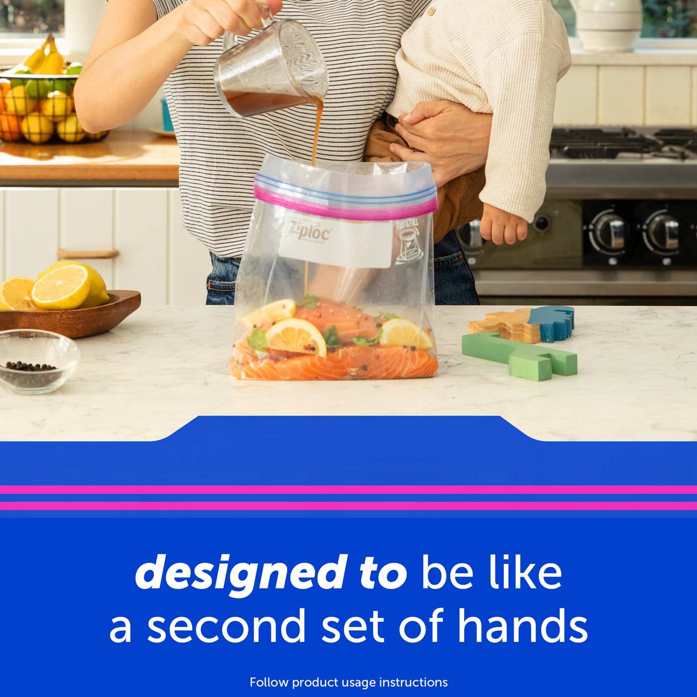 Ziploc Gallon Storage Bags, Stay Open Design; image 17 of 19