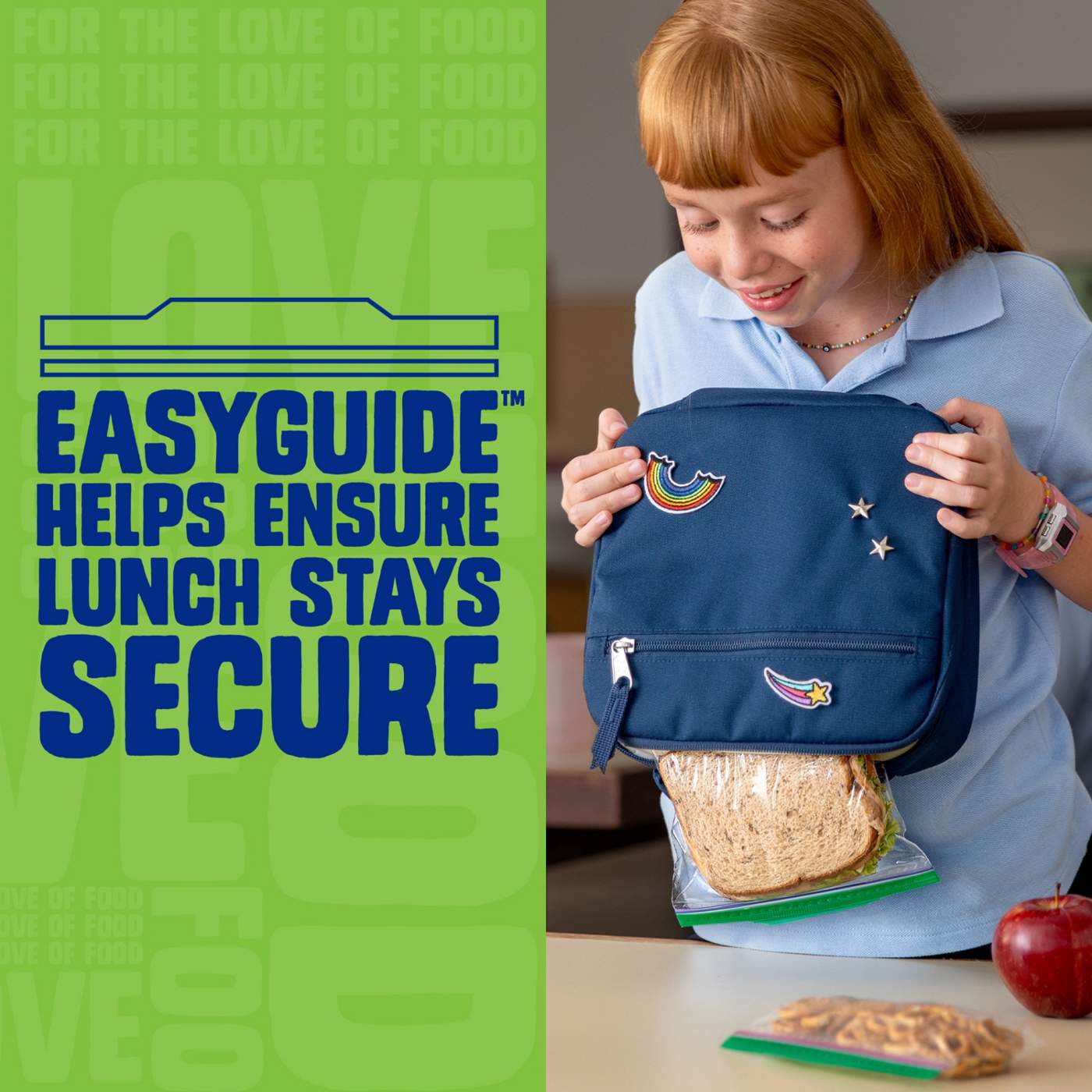 Ziploc Sandwich Bags with EasyGuide Texture, Grip ’n Seal Technology; image 13 of 15