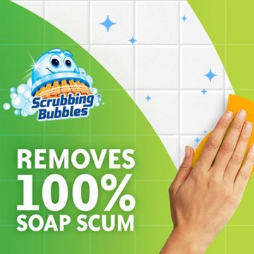 Scrubbing Bubbles Bathroom Grime Fighter Bathroom Cleaner, Aerosol Disinfectant Spray - Rainshower