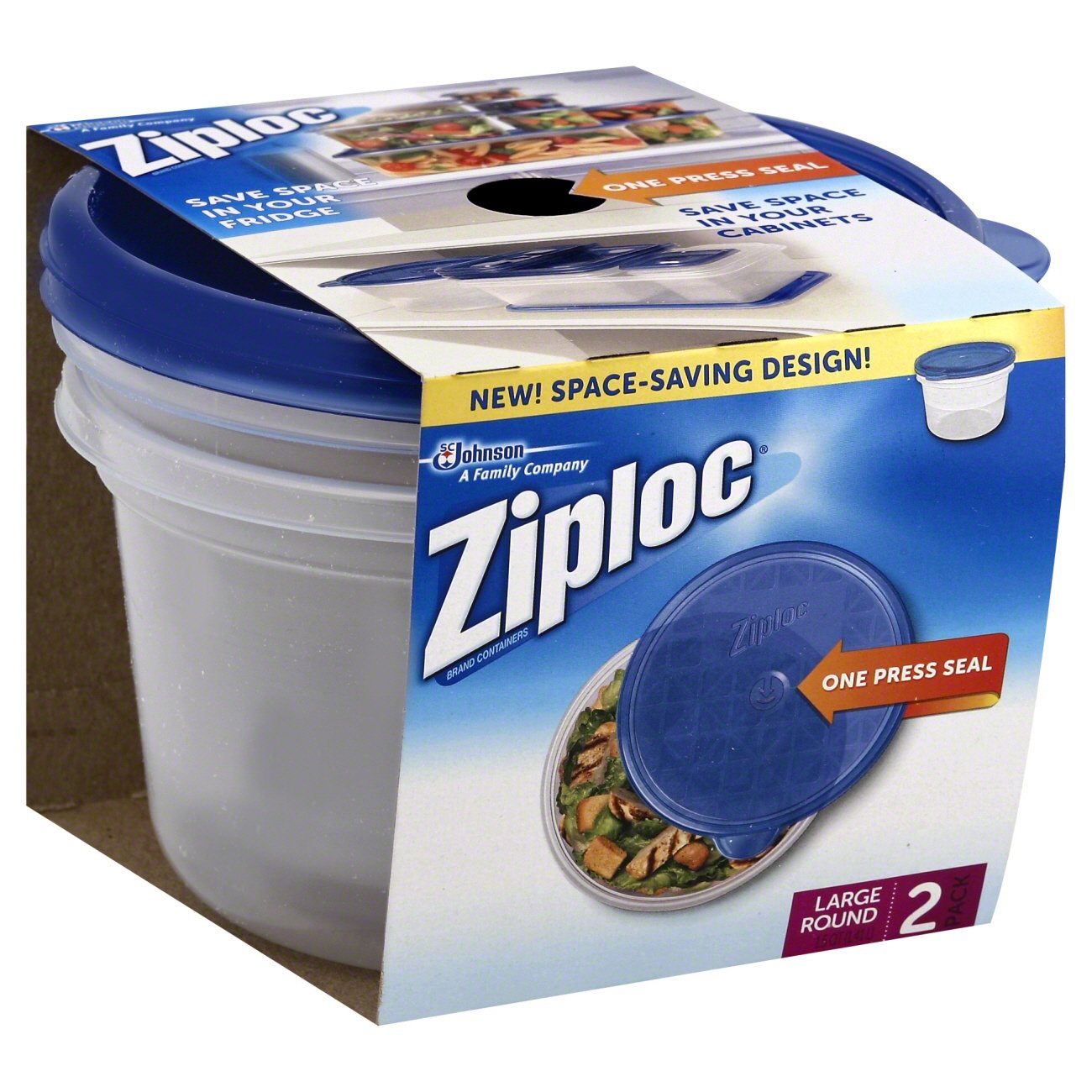 Ziploc Smart Snap Large Bowl Containers with Lids Shop Food Storage