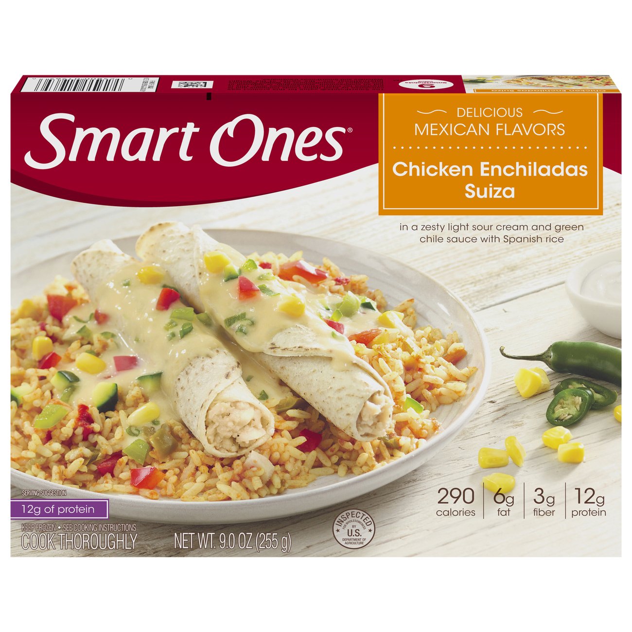 Weight watchers smart ones classic favorites chicken enchiladas suiza