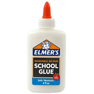 Elmer's Washable No Run School Glue, 4 oz