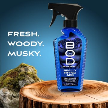 BOD Man Fragrance Body Spray - Really Ripped Abs, 8 oz