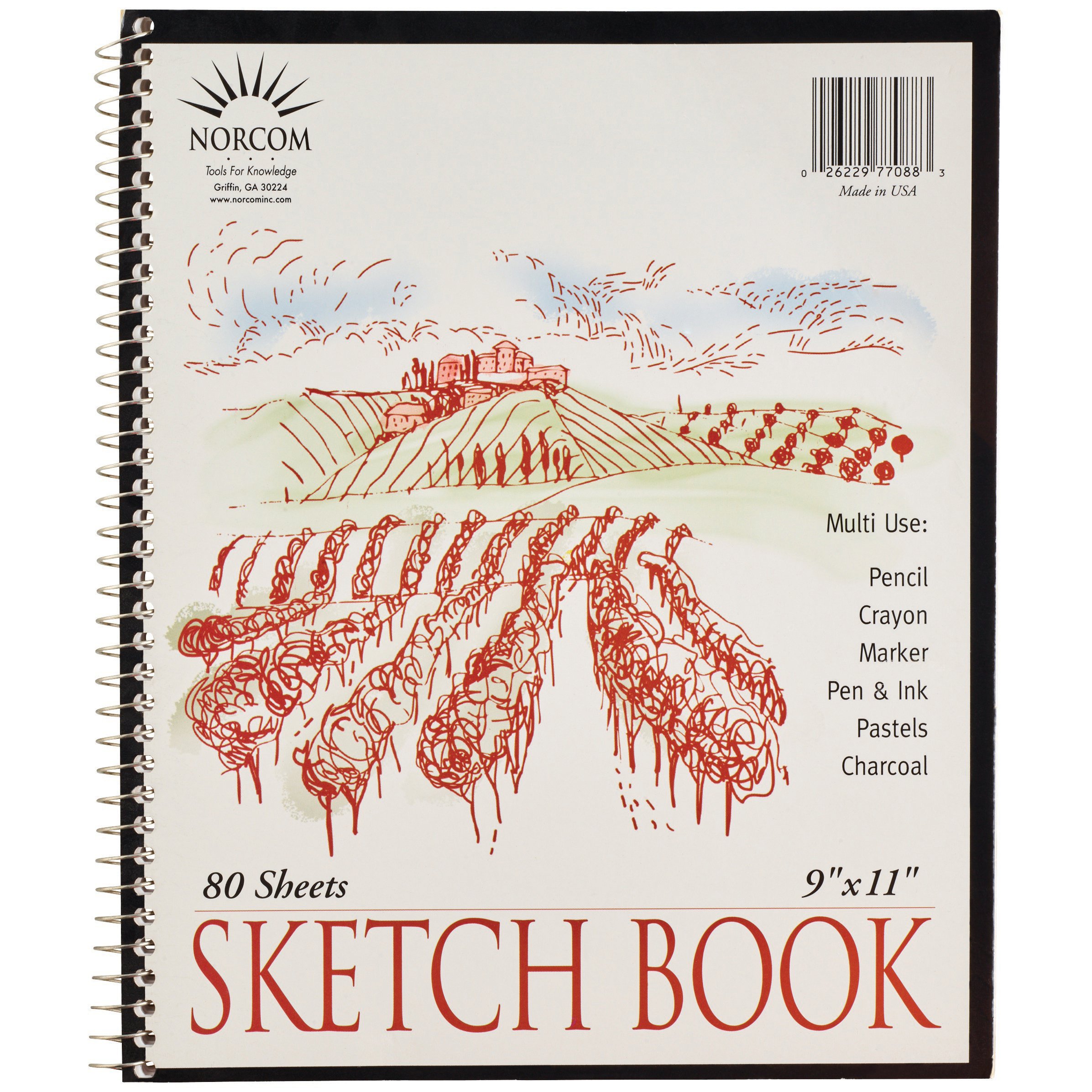 Wirebound Sketchbook, 80 sheets Shop Notebooks at HEB