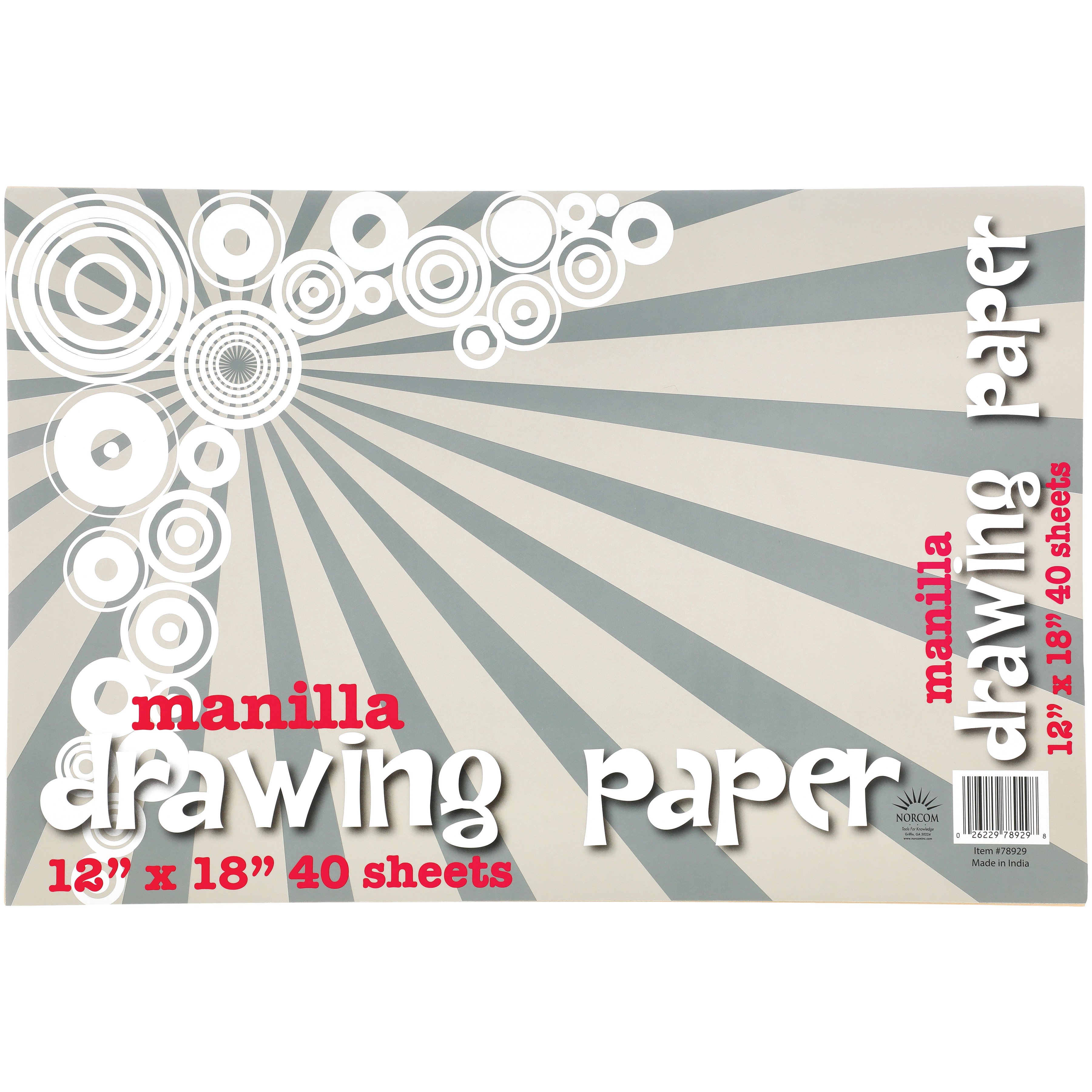 DRAWING PAPER MANILA 18X24 SHEETS RM-500 4218
