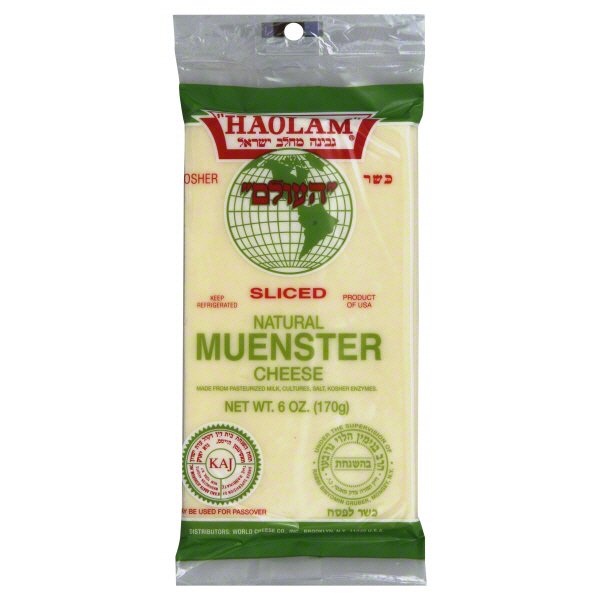 Haolam Kosher Muenster Sliced Cheese Shop Cheese at HEB