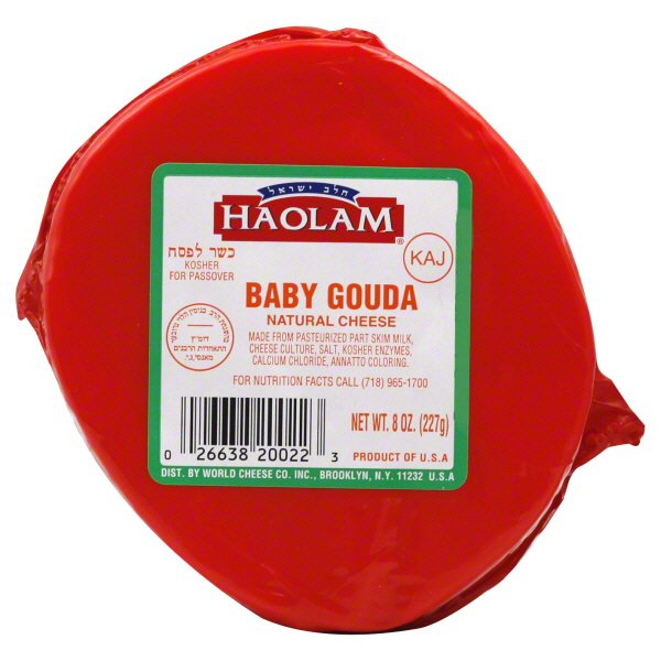 Haolam Kosher Baby Gouda Cheese Shop Cheese at HEB