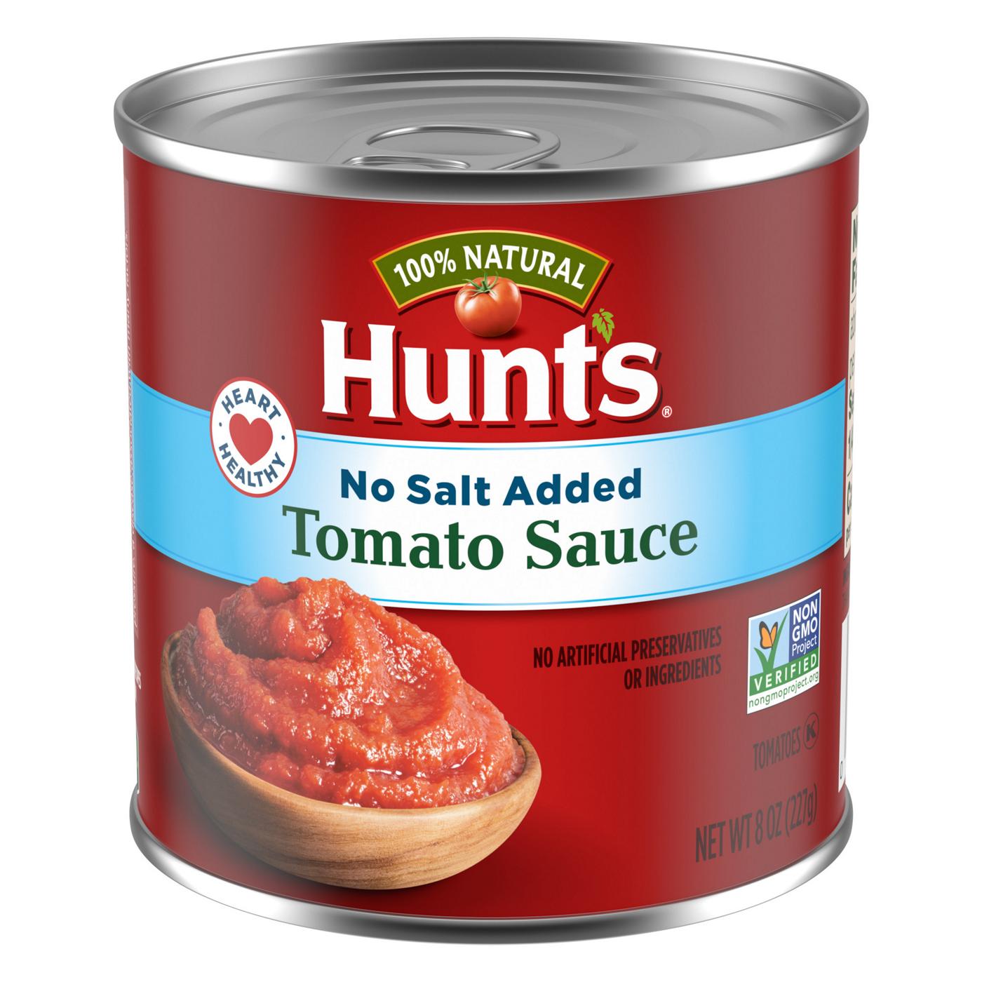Hunt's Tomato Sauce No Salt Added; image 1 of 7