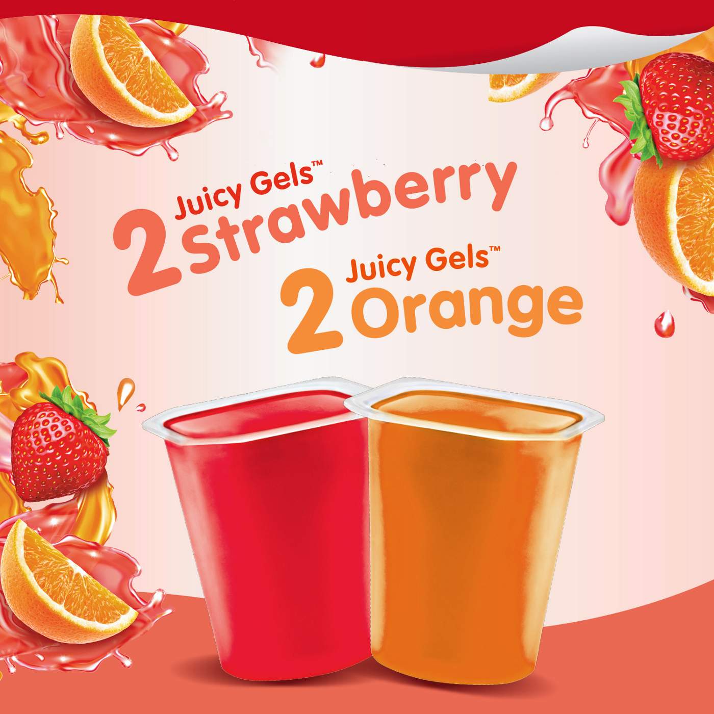Snack Pack Strawberry & Orange Juicy Gels Cups; image 7 of 7