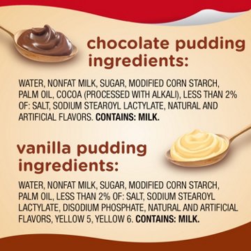 Snack Pack Vanilla & Chocolate Pudding Cups Family Pack, 12 ct