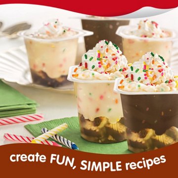 Snack Pack Vanilla & Chocolate Pudding Cups Family Pack, 12 ct