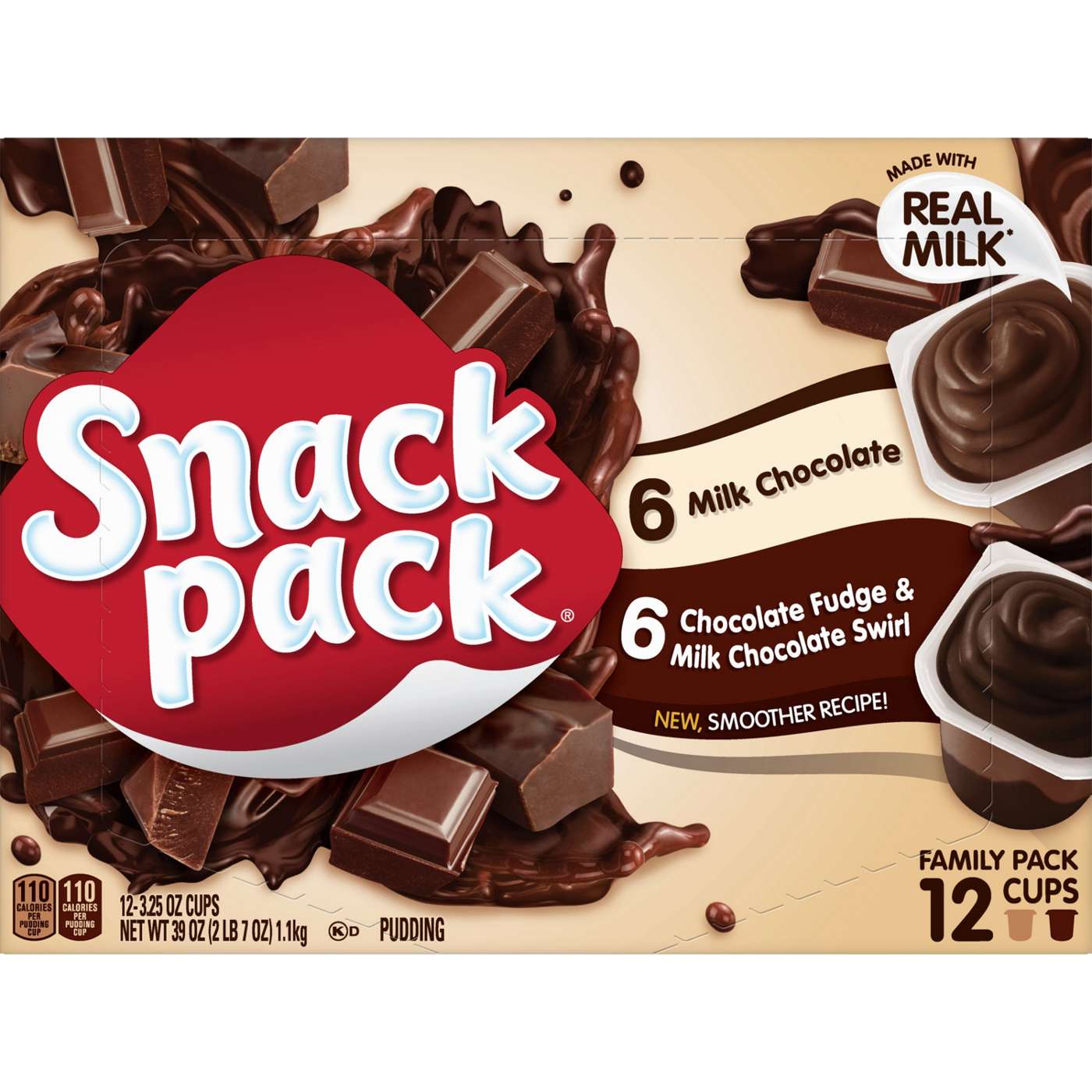 Snack Pack Chocolate Pudding Cups Variety Family Pack; image 6 of 7