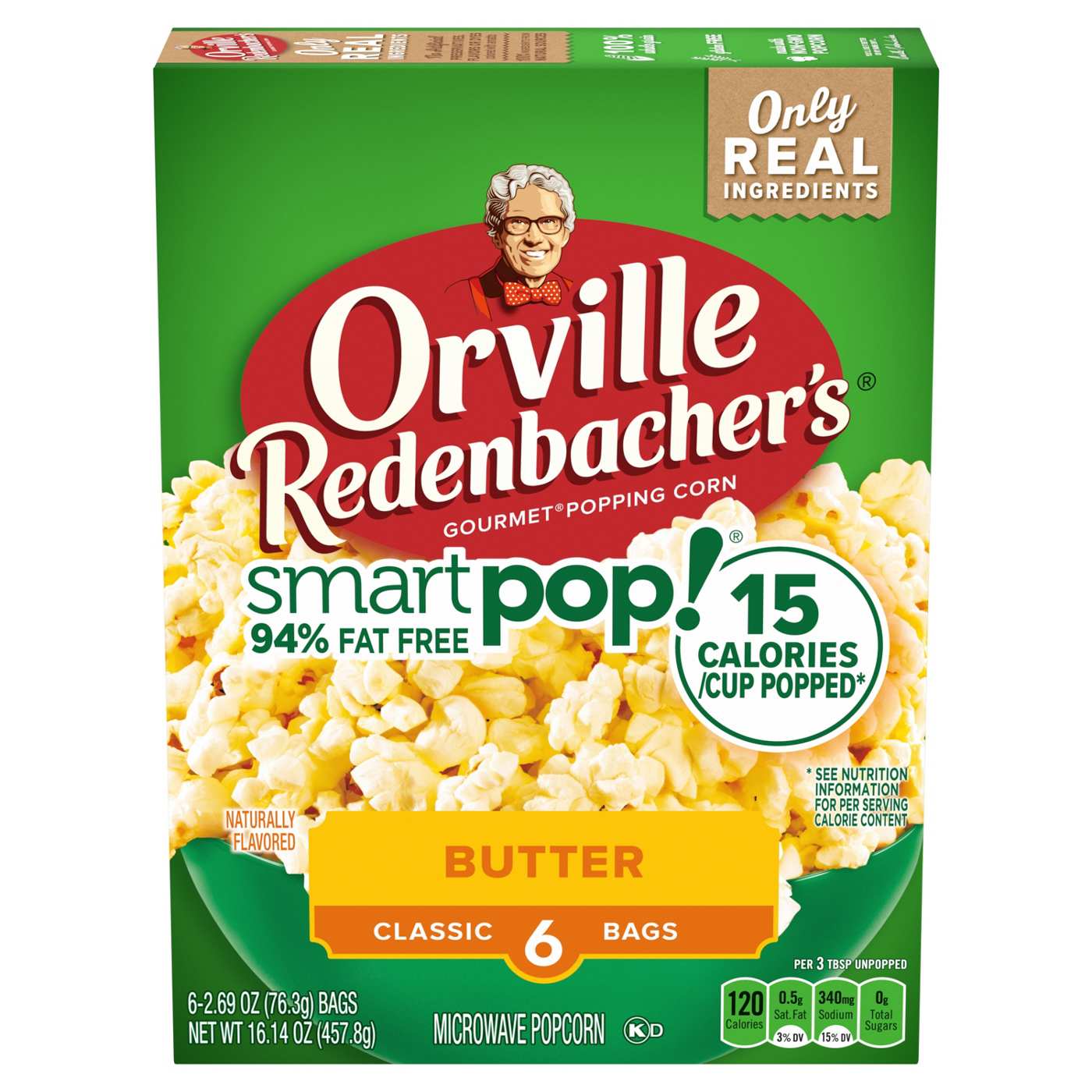 Orville Redenbacher s SmartPop Butter Microwave Popcorn Shop Popcorn at H E B