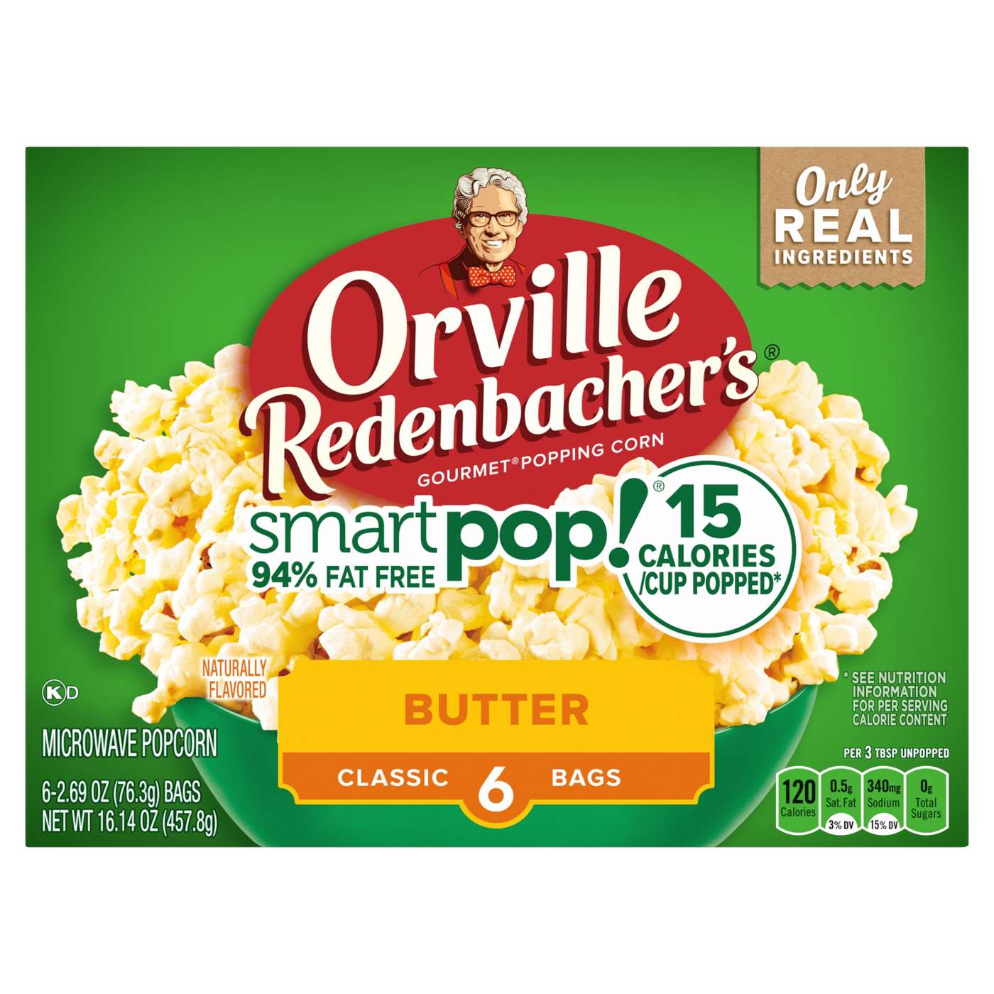 Orville Redenbacher's SmartPop! Butter Microwave Popcorn; image 4 of 4