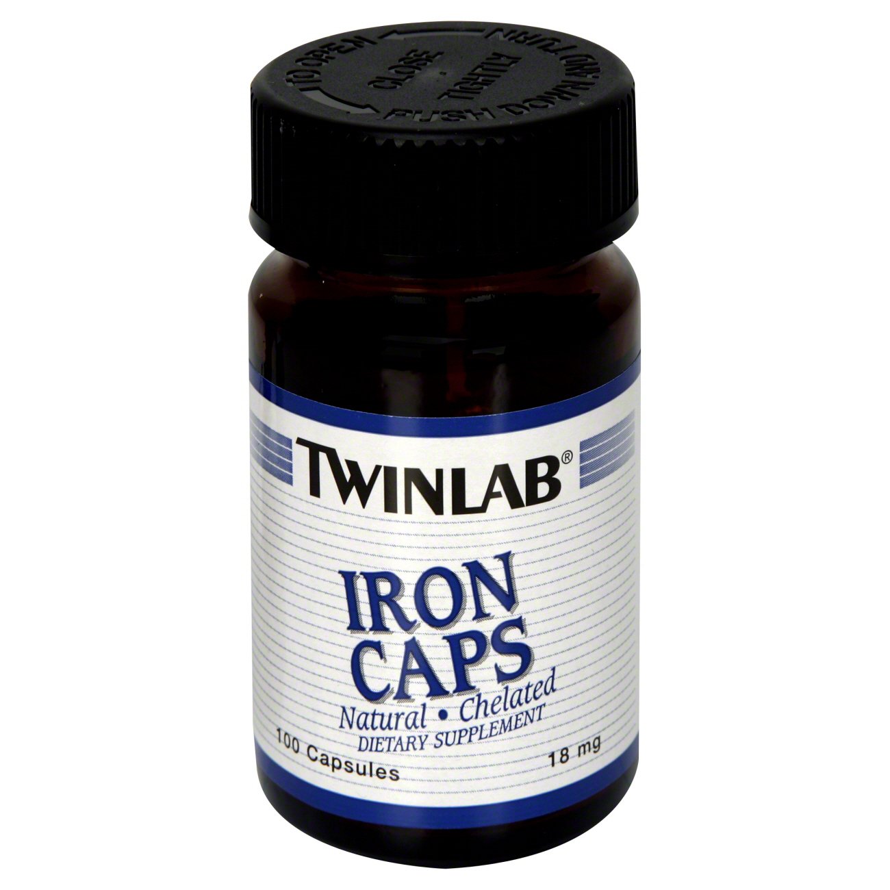 Twinlab Iron Caps 18 mg Natural Chelated Capsules Shop Minerals at HEB