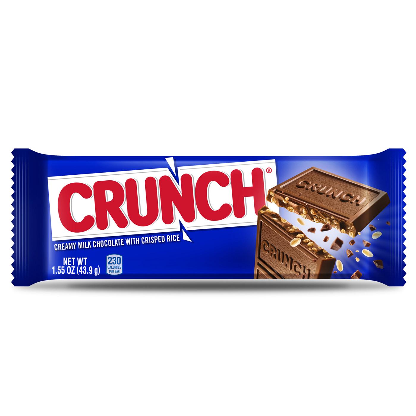 Crunch Milk Chocolate & Crisped Rice Full Size Candy Bar; image 1 of 7
