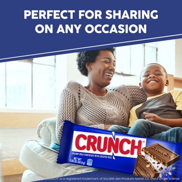 Crunch Milk Chocolate & Crisped Rice Full Size Candy Bar