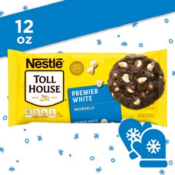 Nestle Toll House Premier White Morsels Baking Chips, 12 oz
