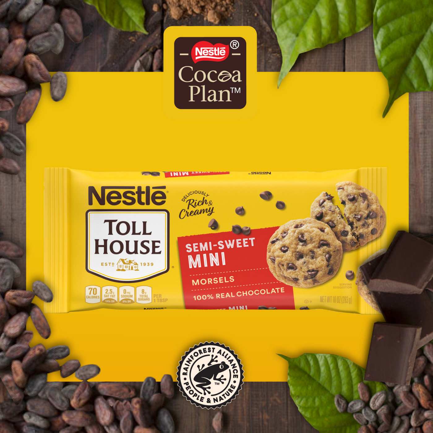Nestle Toll House Semi Sweet Chocolate Mini Chips 10 oz.; image 3 of 6
