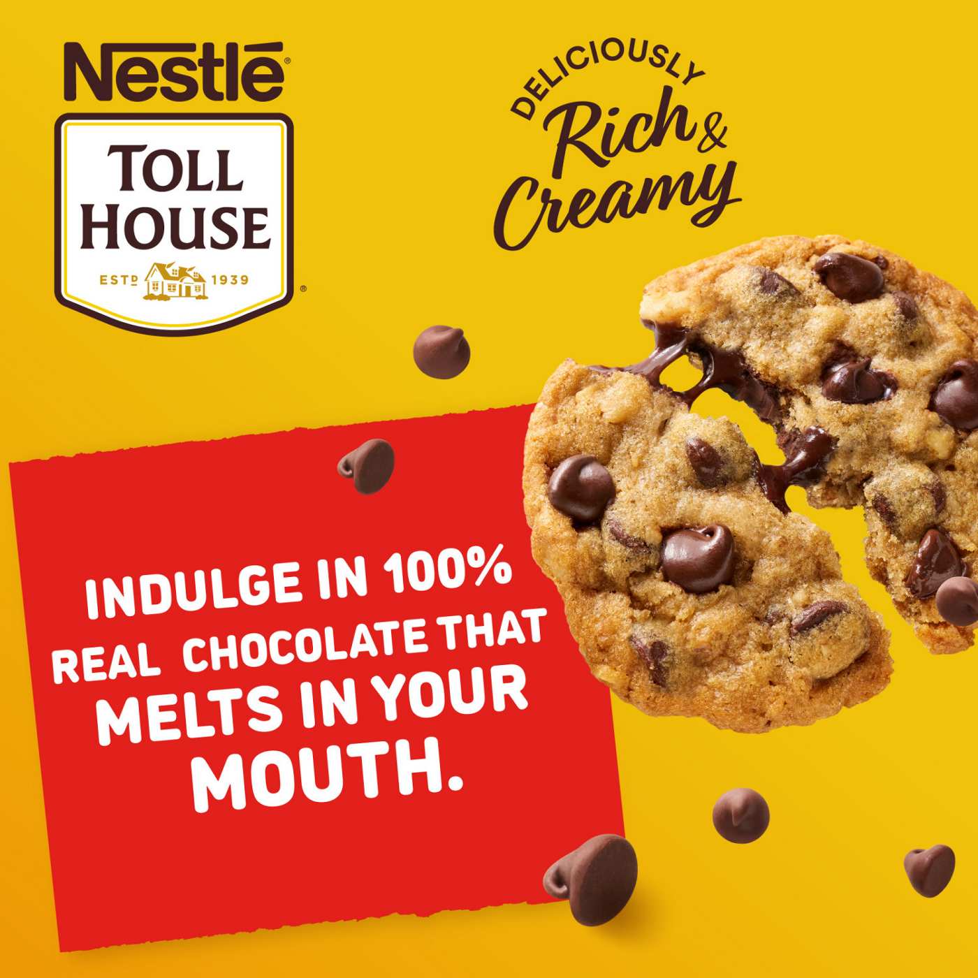 Nestle Toll House Semi Sweet Chocolate Chips; image 2 of 3