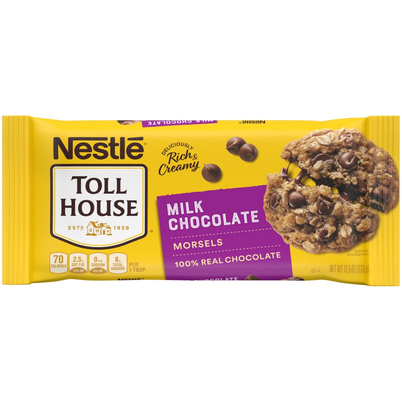 Nestle Toll House Milk Chocolate Morsels Baking Chips; image 1 of 4