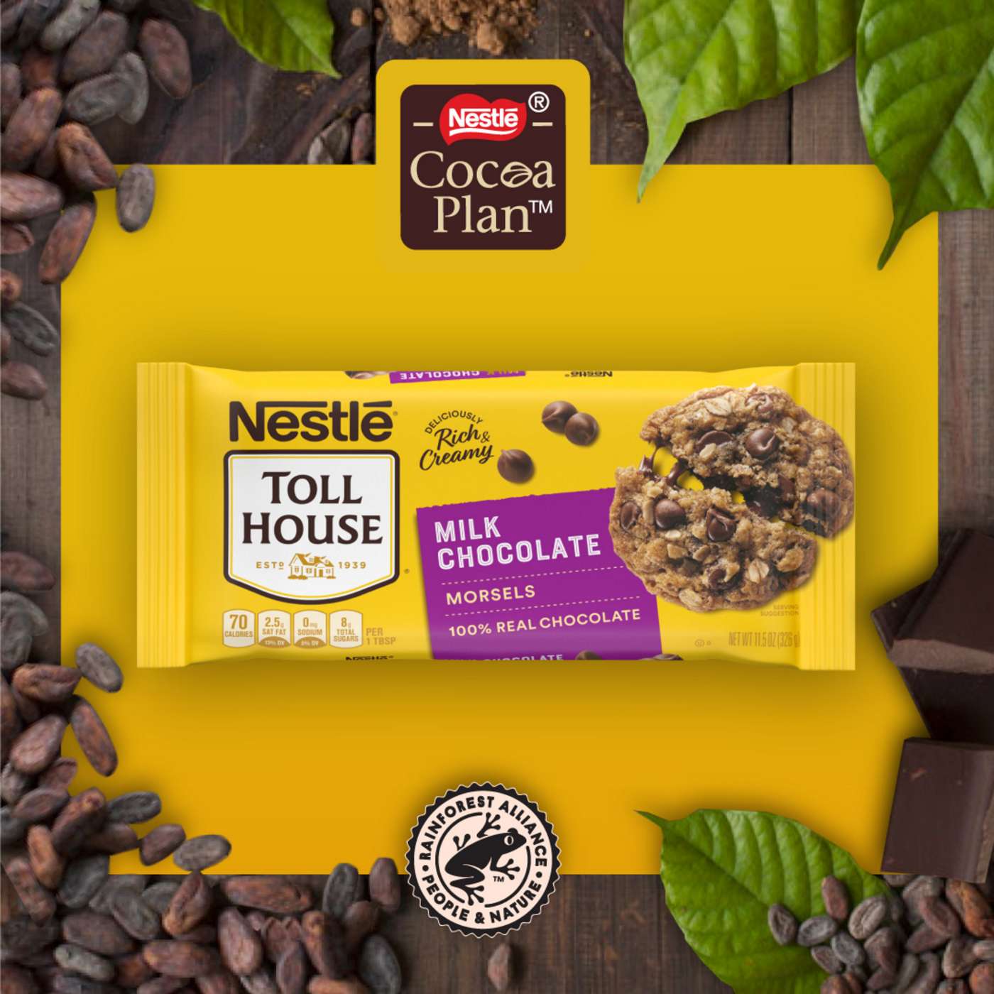 Nestle Toll House Milk Chocolate Chips; image 3 of 6