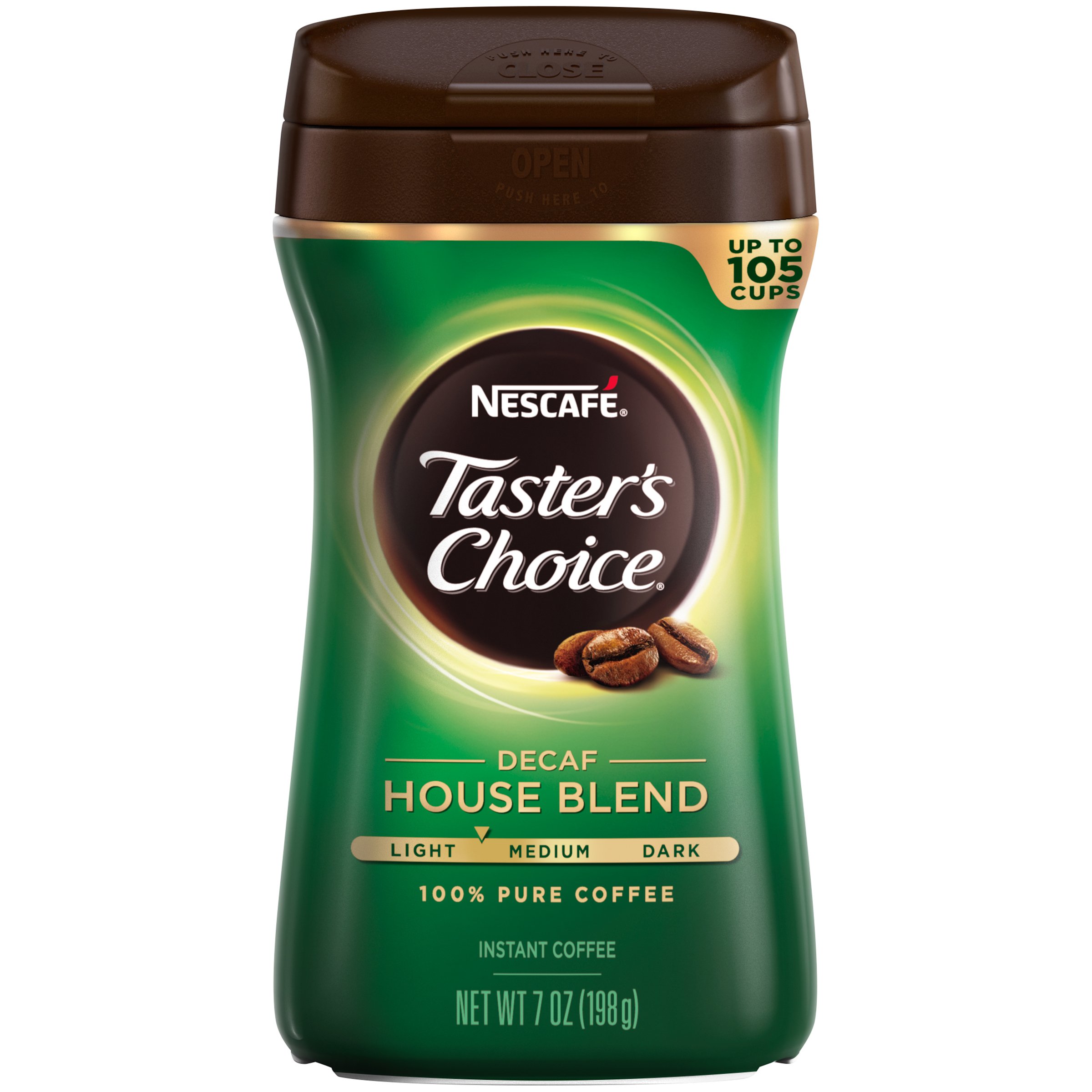 Nescafe Taster's Choice Gourmet Decaf LightMedium Instant Coffee