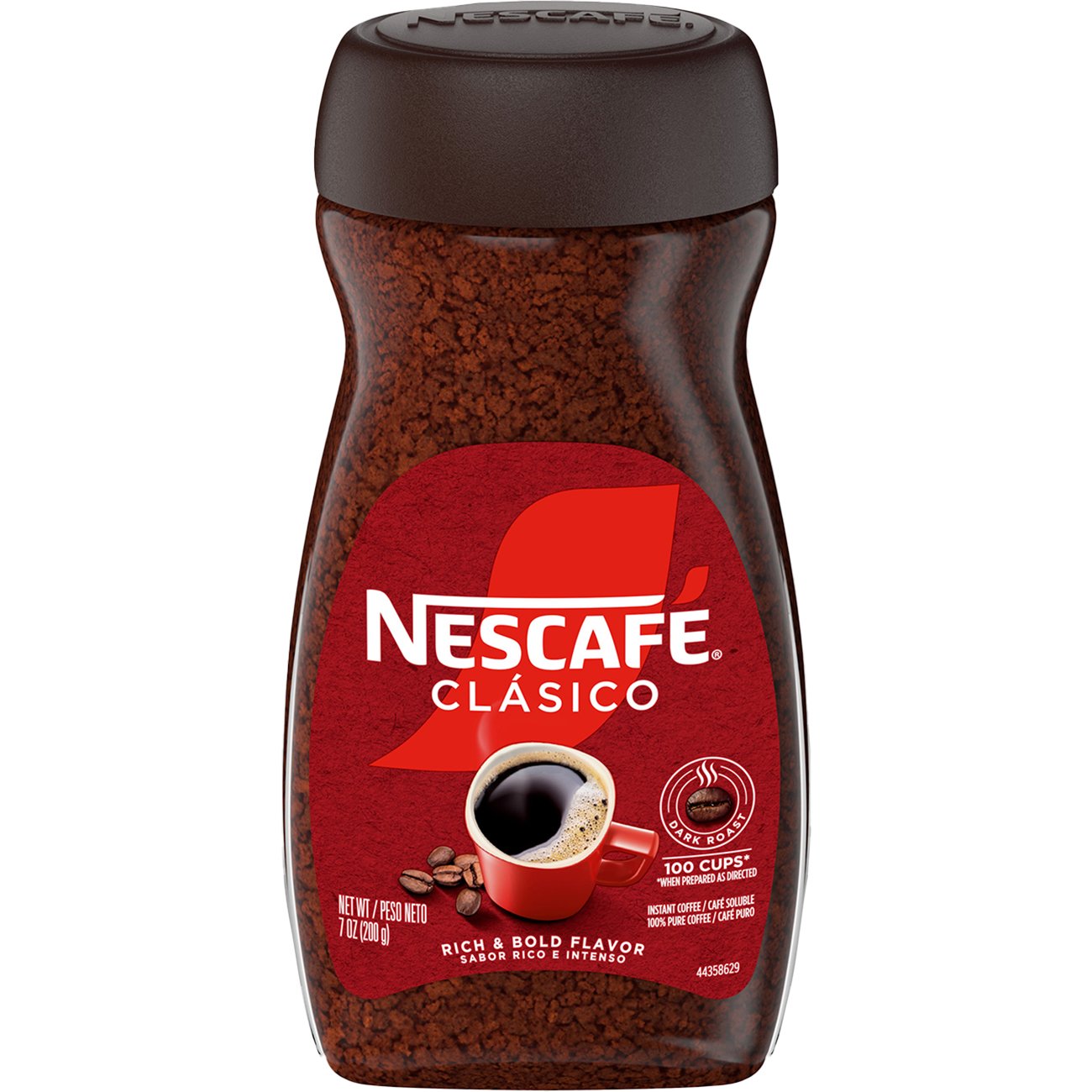 Nescafe Clasico Pure Dark Roast Instant Coffee - Shop Coffee at H-E-B