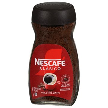 Nescafe Clasico Pure Dark Roast Instant Coffee, 7 oz