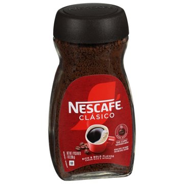 Nescafe Clasico Pure Dark Roast Instant Coffee, 7 oz