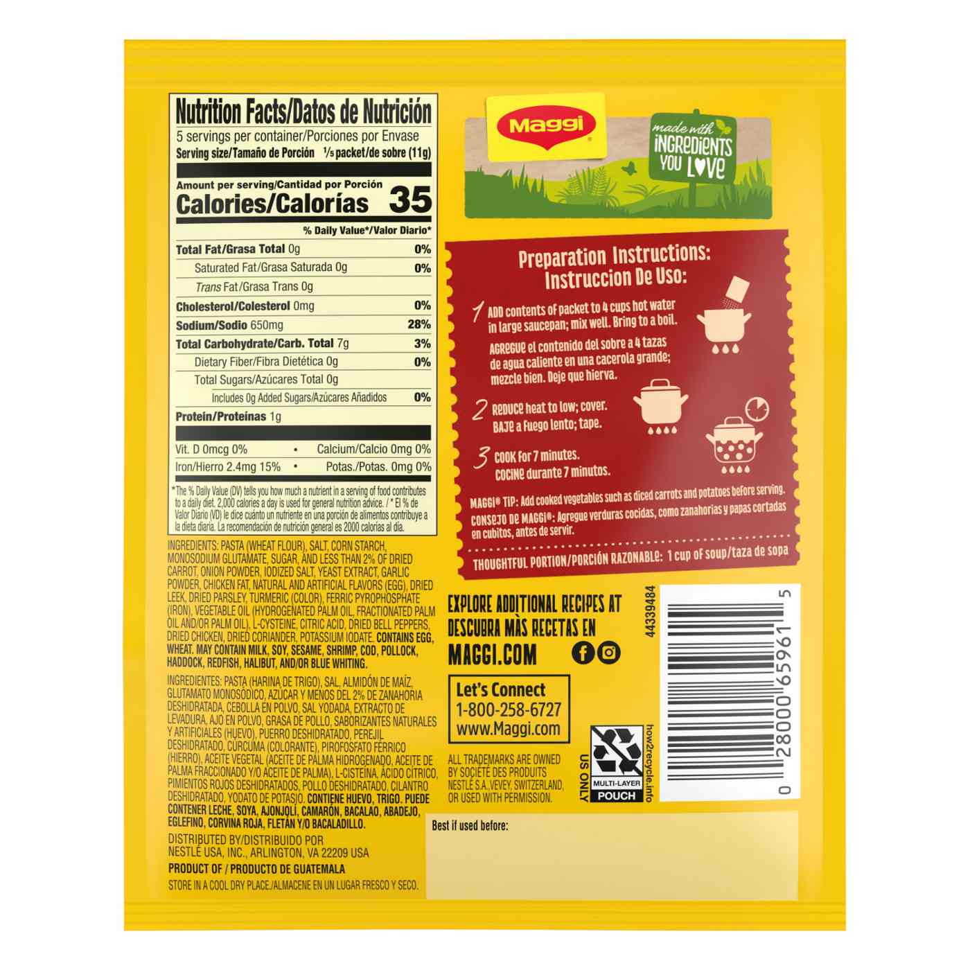 Maggi Chicken Noodle Soup Mix; image 12 of 14