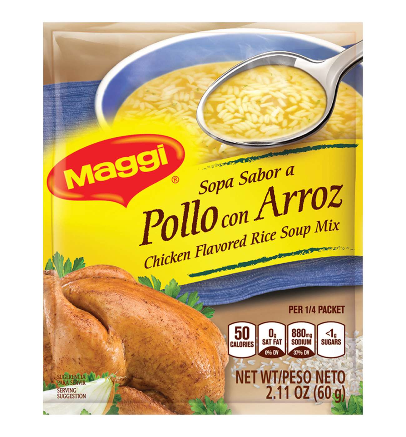 Maggi Chicken Flavored Rice Soup Mix; image 1 of 7