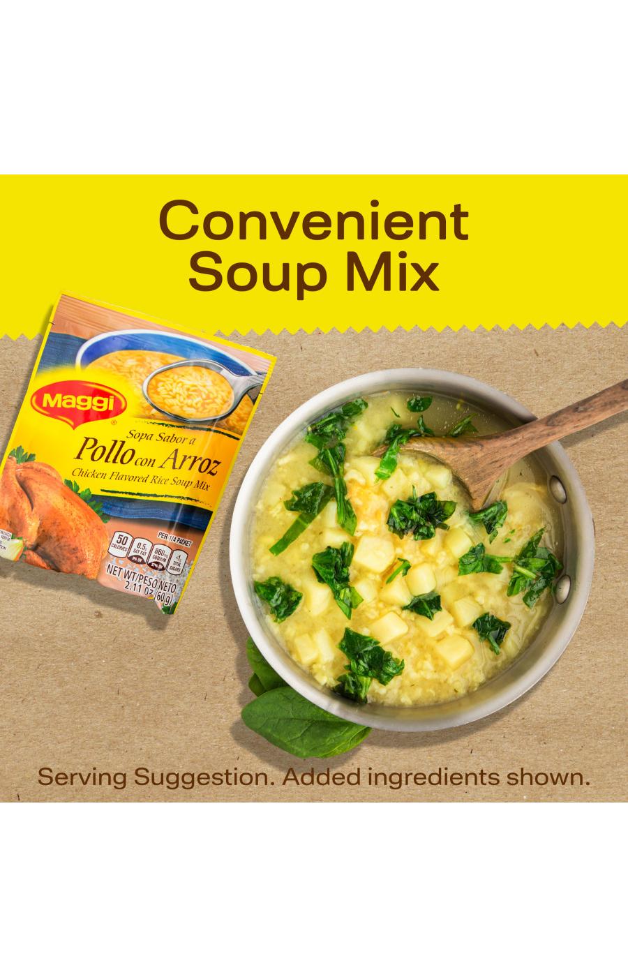 Maggi Chicken Flavored Rice Soup Mix; image 5 of 7