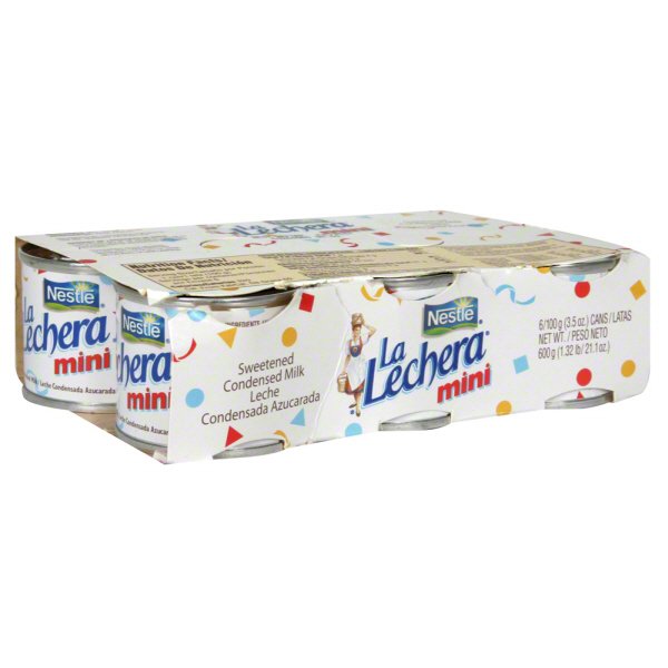 Nestle La Lechera Mini Sweetened Condensed Milk 6 PK Cans Shop Milk
