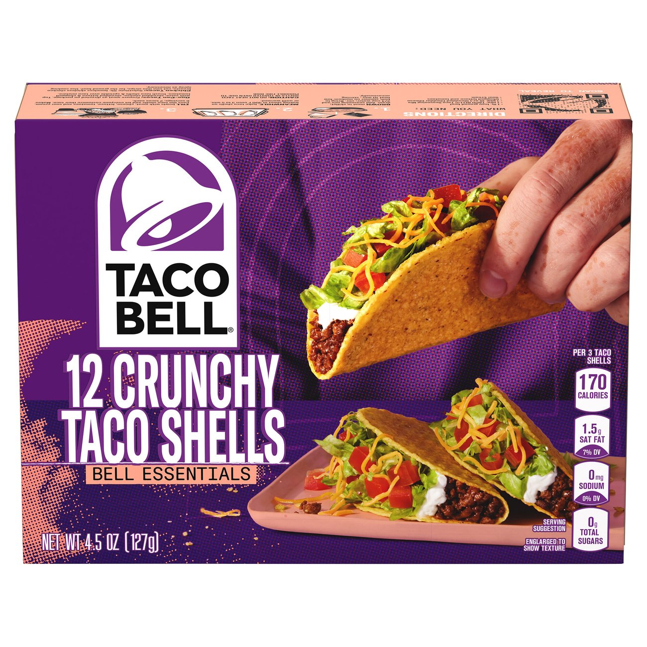 Taco Bell Crunchy Taco Shells - Shop Tortillas at H-E-B