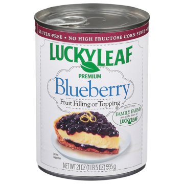 Lucky Leaf Premium Blueberry Pie Fruit Filling & Topping, 21 oz