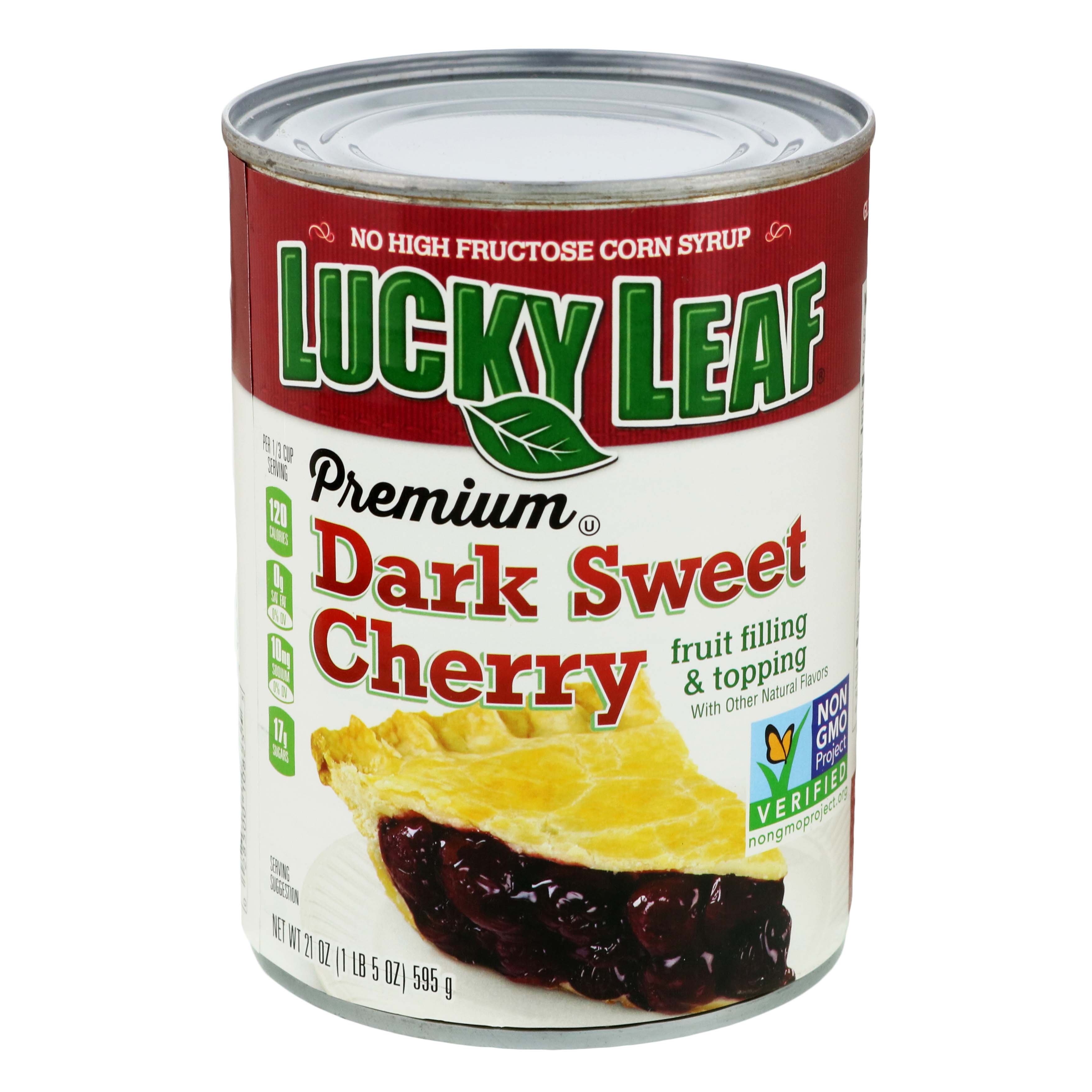 Lucky Leaf Dark Sweet Cherry Pie Filling And Topping Shop Pie Filling