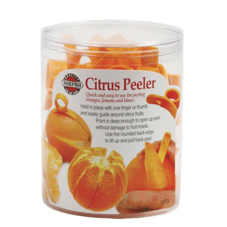 Tohuu Orange Peeler 10pcs Orange Citrus Peelers Easy Open Citrus