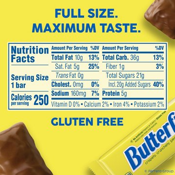 Butterfinger Full Size Chocolate Candy Bar