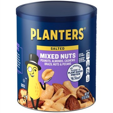 Planters Salted Mixed Nuts, 15 oz