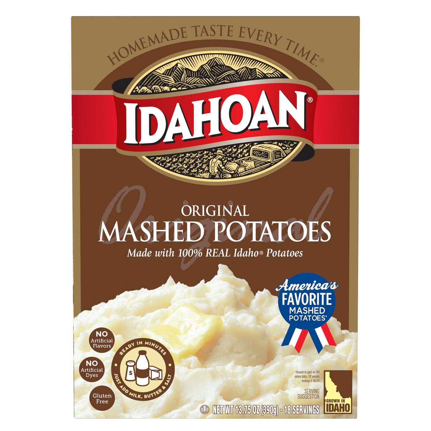 Idahoan Original Mashed Potatoes; image 1 of 7