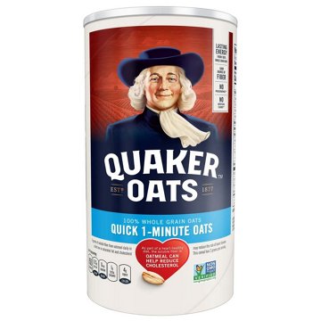 Quaker Quick 1-Minute Oats, 18 oz