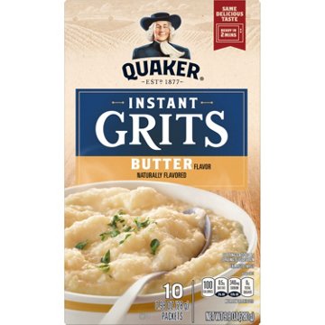 Quaker Instant Grits - Butter Flavor, 10 ct