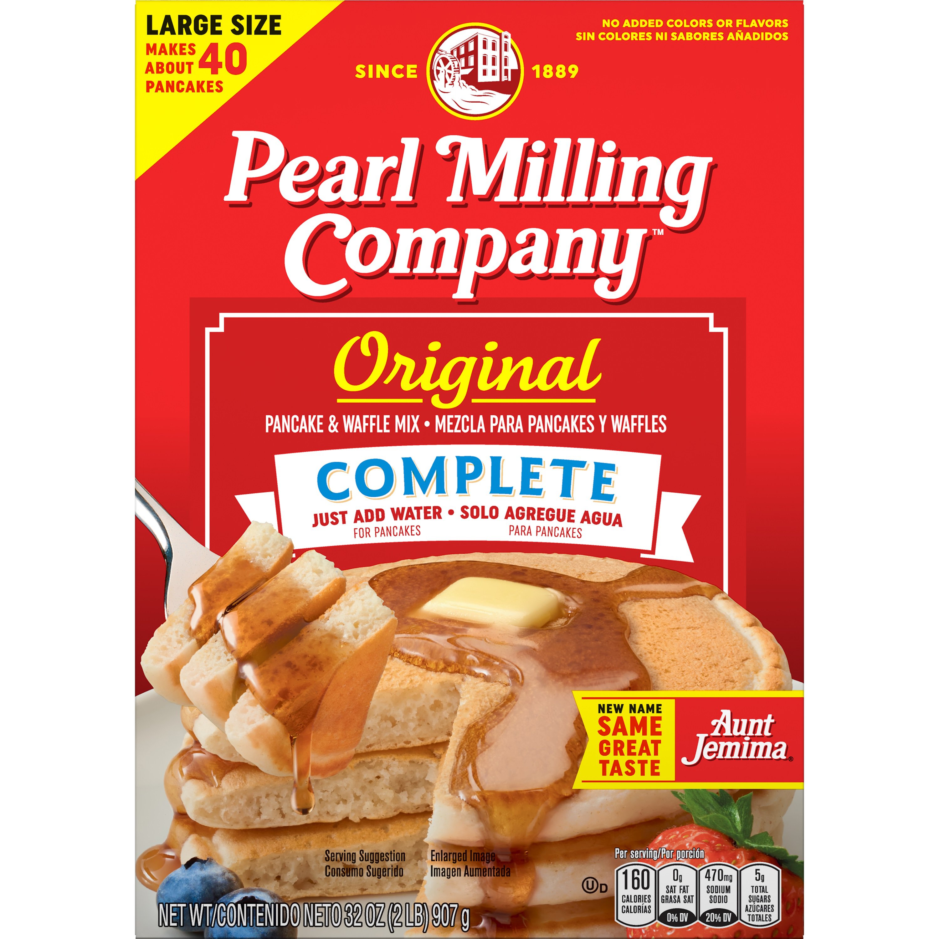 Aunt Jemima Original Complete Pancake And Waffle Mix Shop Pancake Mixes At H E B